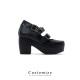 Iris Corolla Customize B Three-Buckle Chunky Platform Shoes(Reservation/3 Colours/Full Payment Without Shipping)